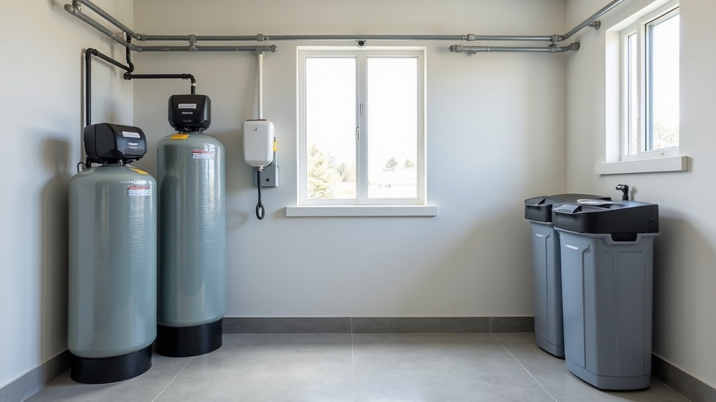 Water softener system installed in an Idaho home