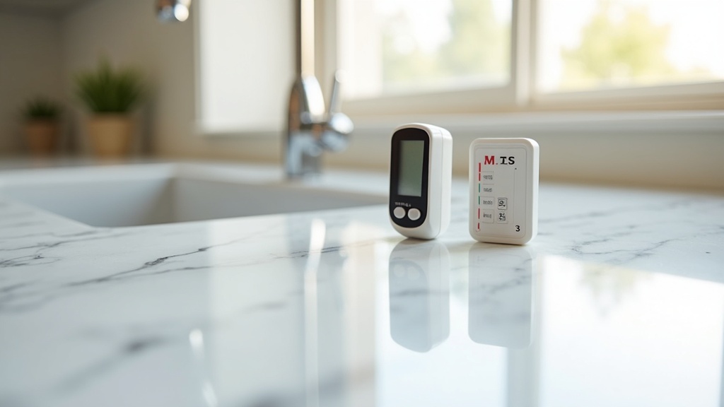 Water testing equipment in a Meridian Idaho home