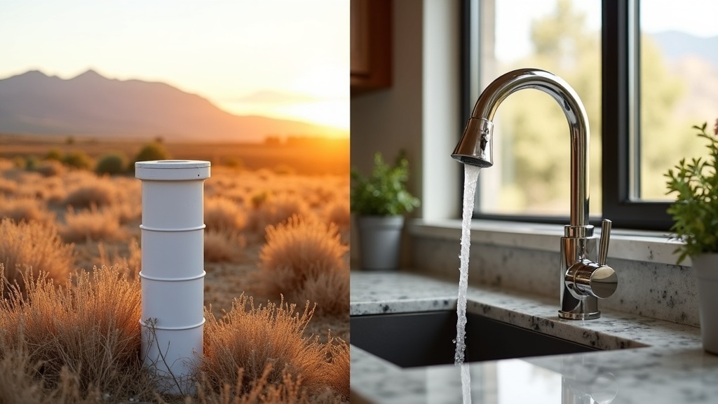 Hard well water vs city water in Idaho comparison